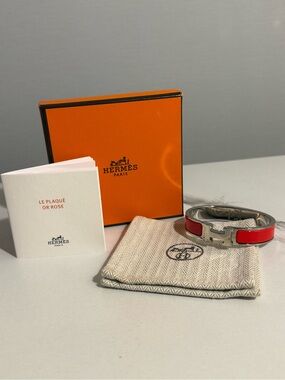 Hermes Silver Clic H Bracelet